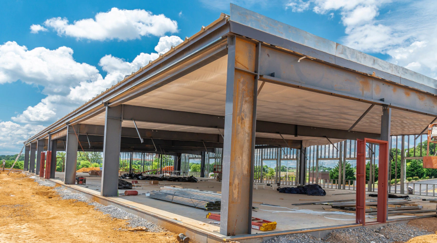 commercial construction project